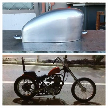 6-литровый бензиновый топливный бак для Harley с крышкой Мотоцикл Ретро ручной работы Винтажный мотоцикл Модифицированная канистра для заправки бензином и маслом
