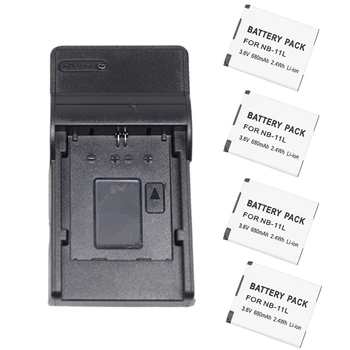 NB-11L NB-11LH Батарея + USB Зарядное устройство для Canon PowerShot A2300 A2400 A2500 A2600 A3400 A3500 A4000 A4050 IXY 110F 220F 420F 430F