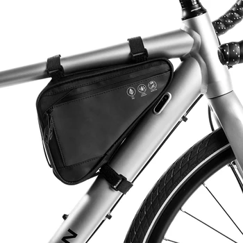 Водонепроницаемая светоотражающая велосипедная сумка с несколькими подсумками для ночной езды С большим отверстием из полиуретана Гибкая установка Портативная