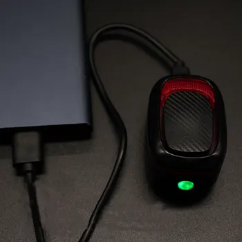 Задний фонарь велосипедной сигнализации ABS - отпугивает воров одним щелчком мыши и зарядкой через USB